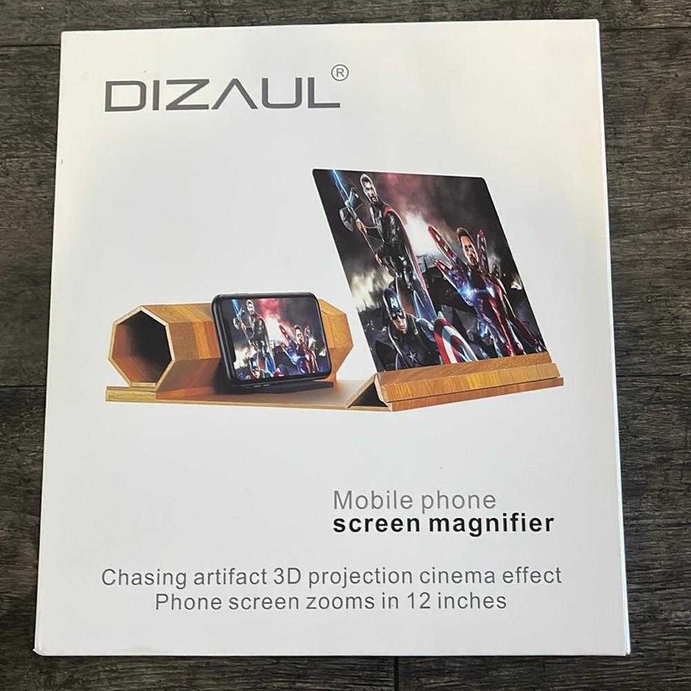 DIZAUL Mobile Phone Screen Magnifier Projector